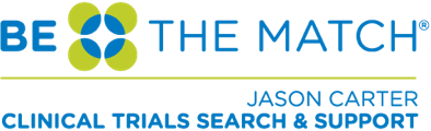 Be The Match Jason Carter Clinical Trials Search & Support Logo